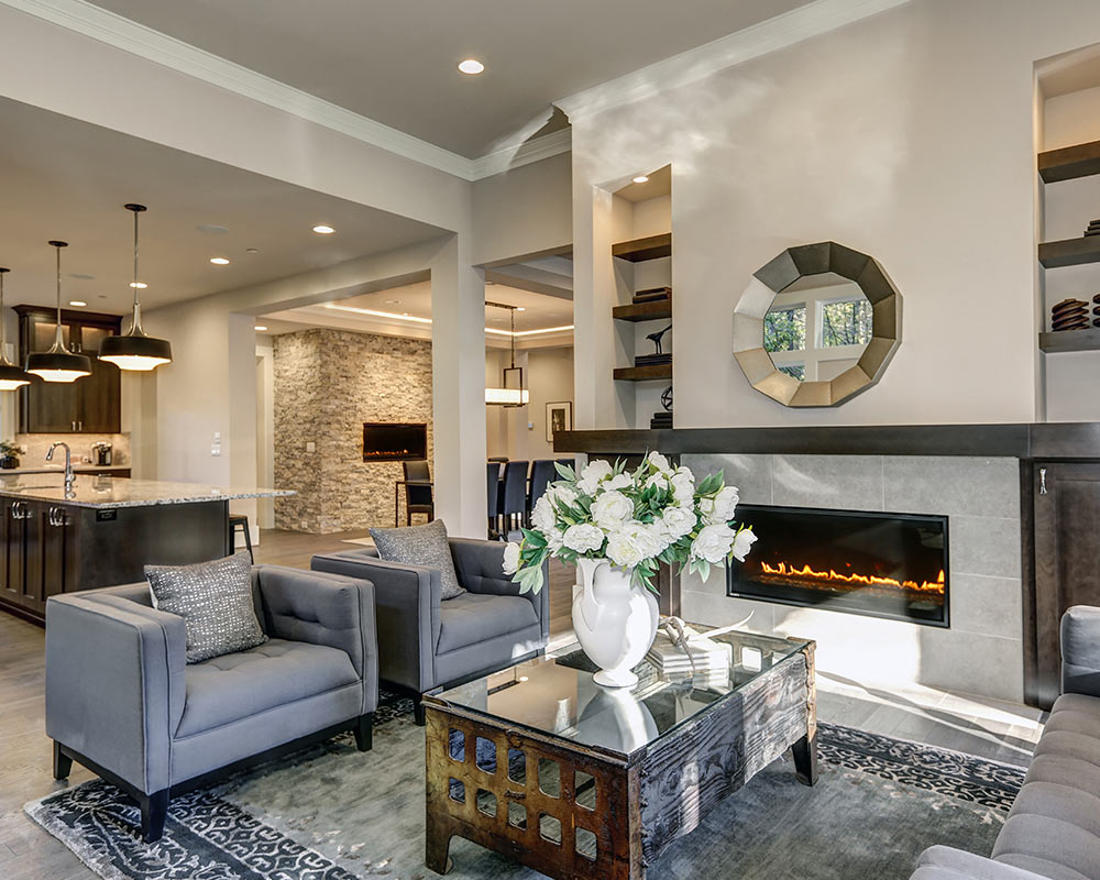 living room interiors with fireplace indianapolis in